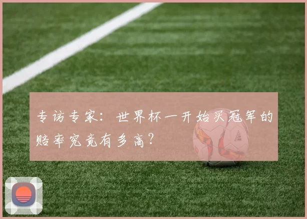 专访专家：世界杯一开始买冠军的赔率究竟有多高？